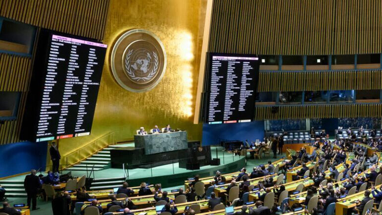 General Assembly Resolution Demands End to Russian Offensive in Ukraine